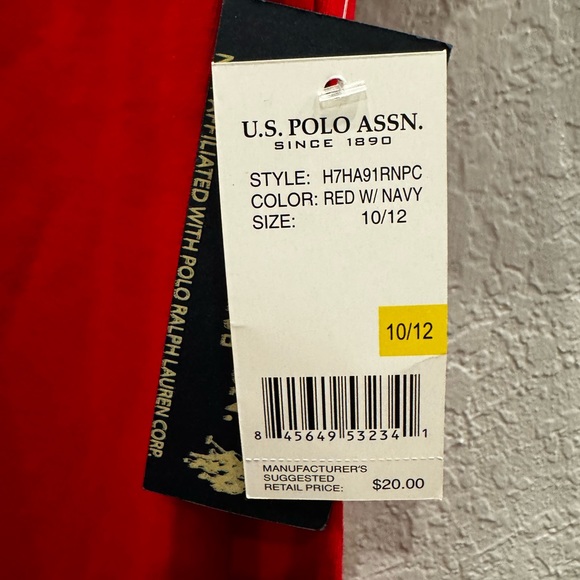 U. S. Polo Assn. T-shirt NEW with tags - Picture 3 of 4